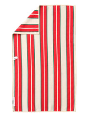Comet: Double-Sided Hand Towel: Cream/Red / Hand Towel (17 in x 27 in)