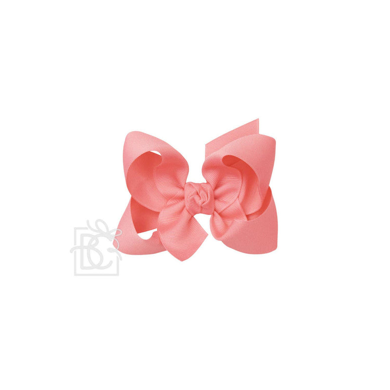 SIGNATURE GROSGRAIN BOW ON CLIP: 4.5" Large - 1.5" Ribbon on Alligator clip