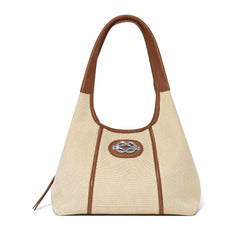 Bourbon Selene canvas Shoulder bag