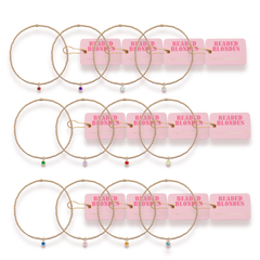 Birthstone Charm Bracelets: Standard 6.75 inch