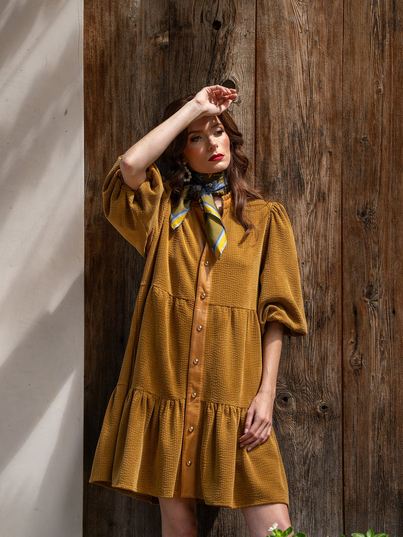 Sadie Dress- Tapenade