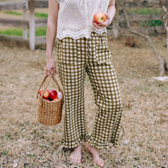Painted Gingham Romy Pant