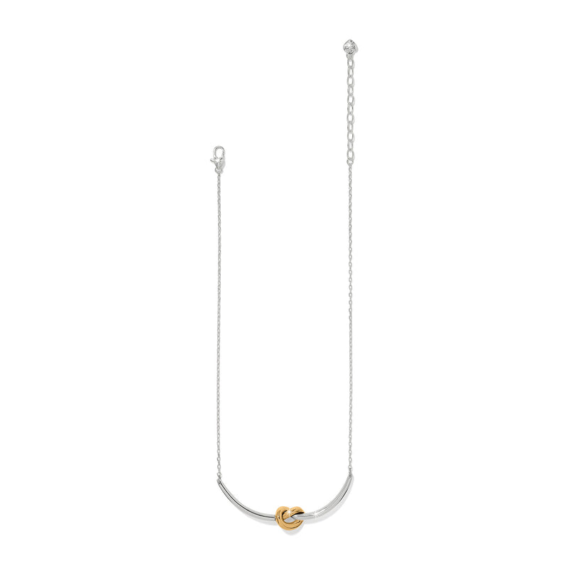 Interlock Single knot 2tn necklace