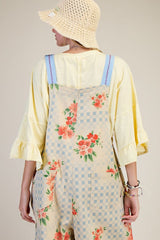 Vintage floral overalls
