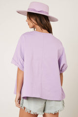 'Mama' Rhinestoned Embroidery Top