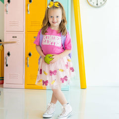 Kindergarten Sequin Patch Short Sleeve