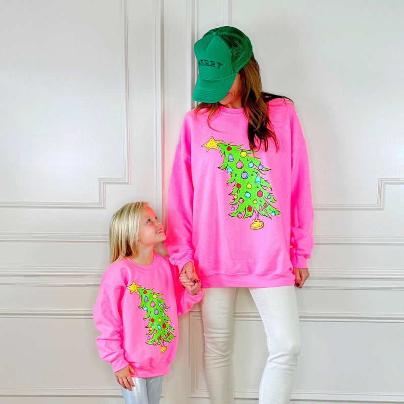 Grinch Tree Youth & Adult Sweatshirt