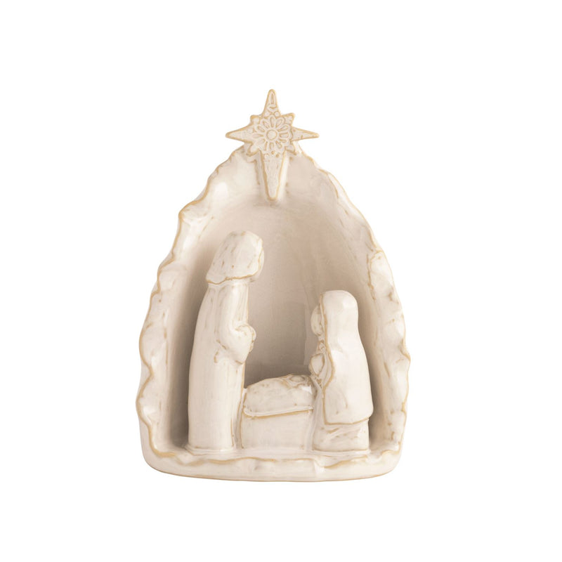 Stoneware nativity