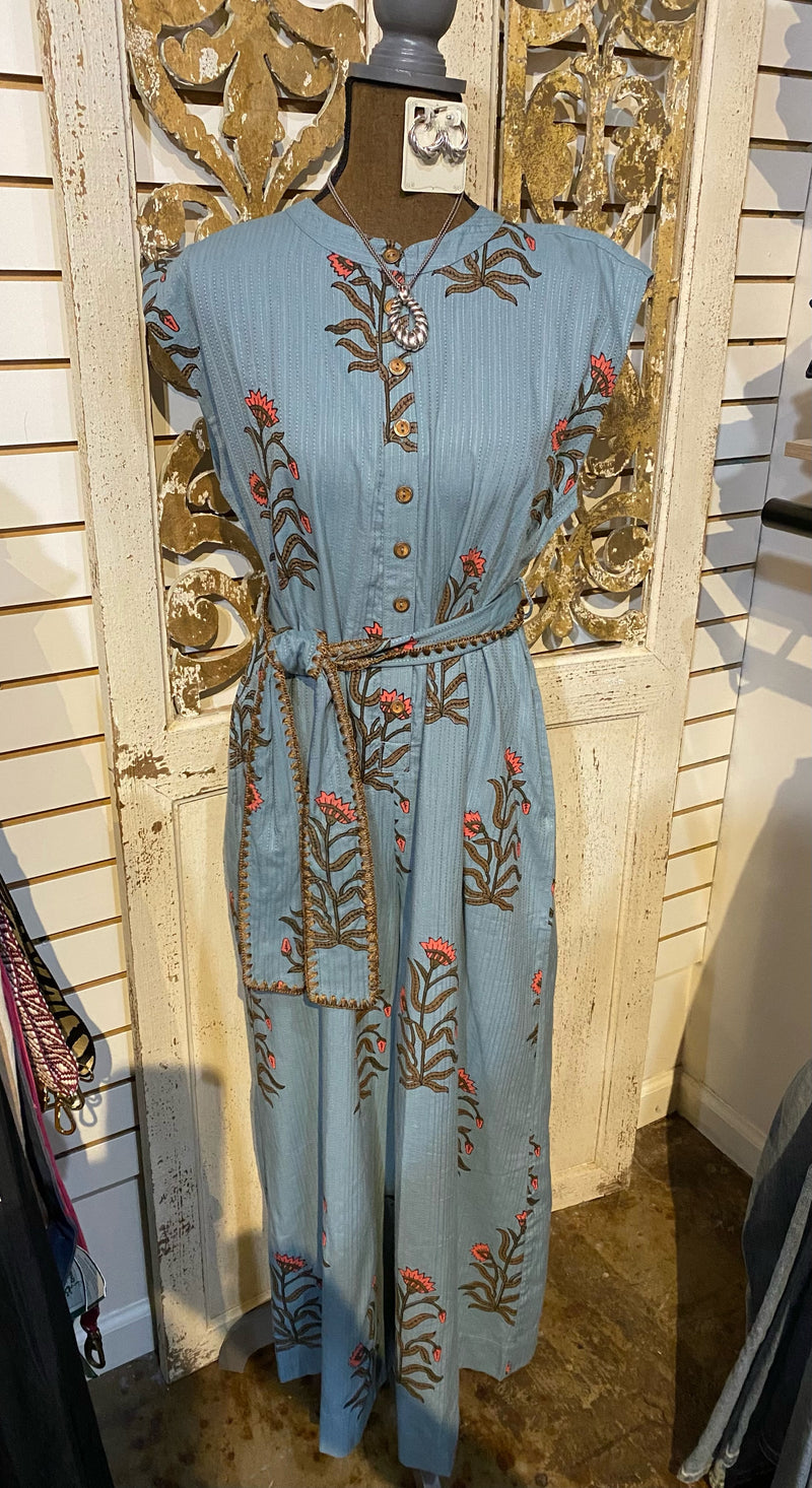 Block Print Jumpsuit