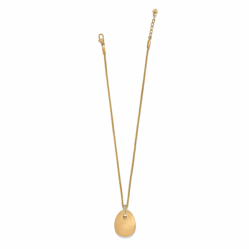 Meridian orbit gold large pendant