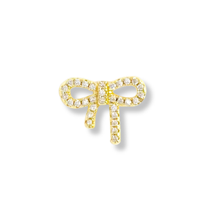 Slider Charm Watch Bracelet: Bow-CZ