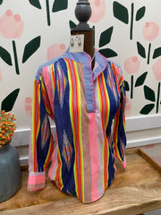 Ikat Stripe popover