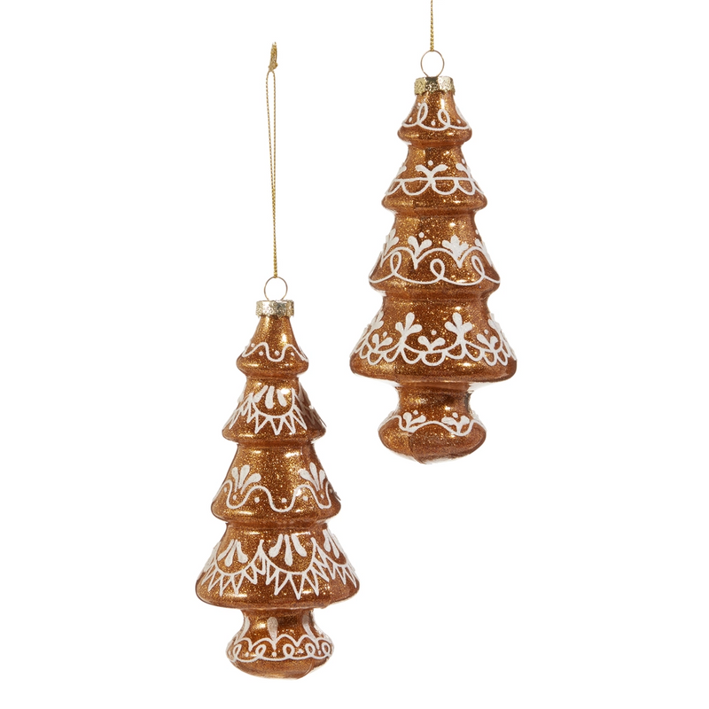 Gingerbread tree ornament
