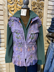 Block Print Corduroy vest