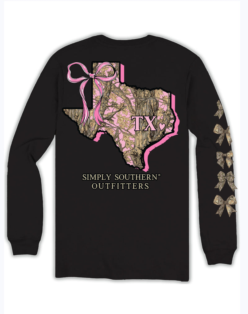 Texas Camo Long Sleeve Tee