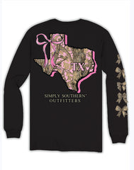Texas Camo Long Sleeve Tee