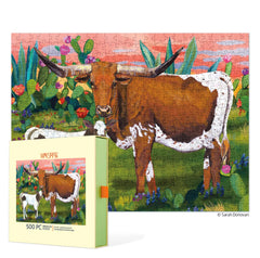 500 piece puzzle box