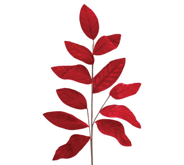 Silk magnolia velvet spray