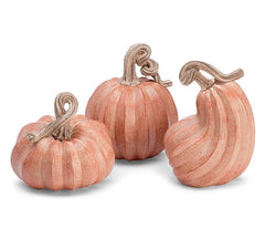 Small resin pumpkin (set of 3)