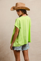 Oversized Short sleeve top