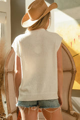 Knit Fourth of July top