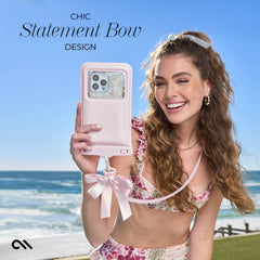 Ballet Pink Bow Waterproof Floating Pouch: Ballet Pink