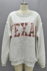 TEXAS Reversible Varsity Fleece Sweatshirt