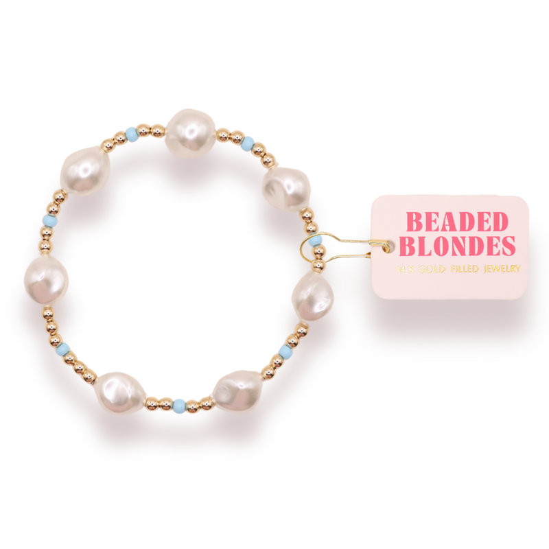Powder Blue Sadie Bracelet: Standard 6.75 inch