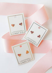 Screwback Stud Earrings - Collins Bow