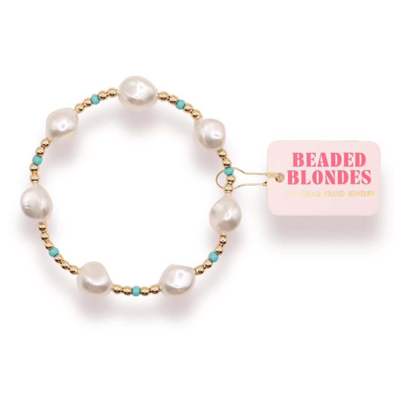 Turquoise Sadie Bracelet: Standard 6.75 inch