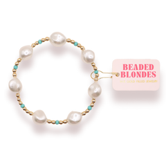 Turquoise Sadie Bracelet: Extended 7.25 inch