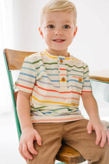 Alex Tee in Primary Stripe