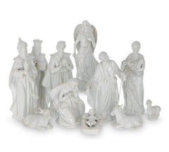 11 piece nativity set- Warm white