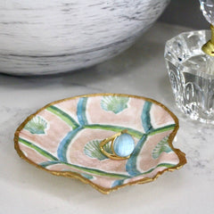 Pastel Shell Jewelry and Trinket Dish