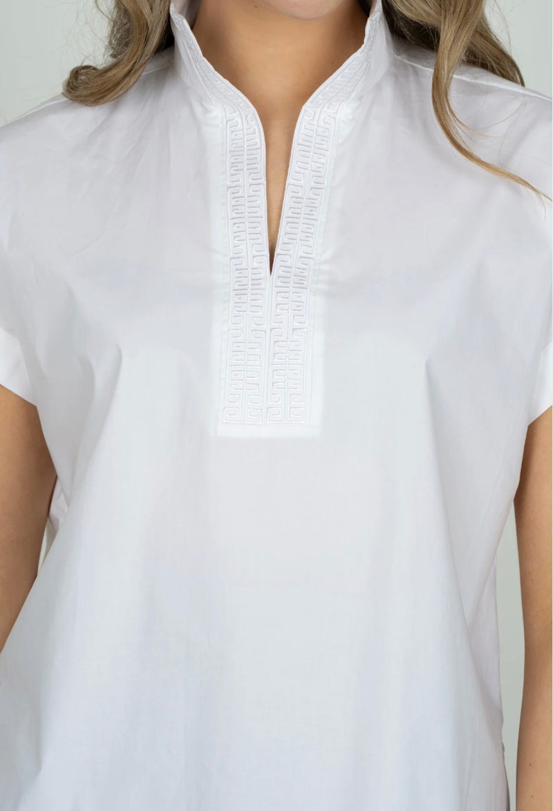 Riviera top- Cotton poplin
