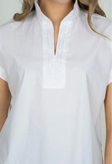 Riviera top- Cotton poplin
