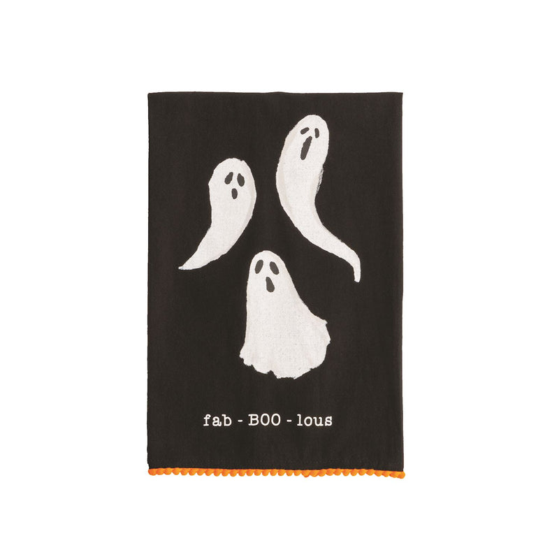 Spooky hallow printed towel