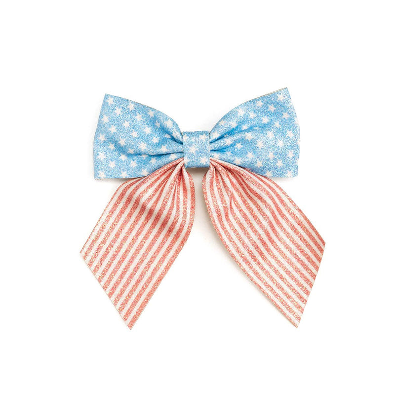 Patriotic Cutie Bow Clip - Hair Clips - 4th of July