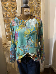 Leo Blouse-Ofelia Burnout