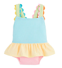 Seersucker ric rac swimsuit