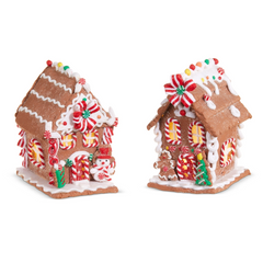 5.5” candy gingerbread house