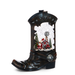 Santa in boot water lantern