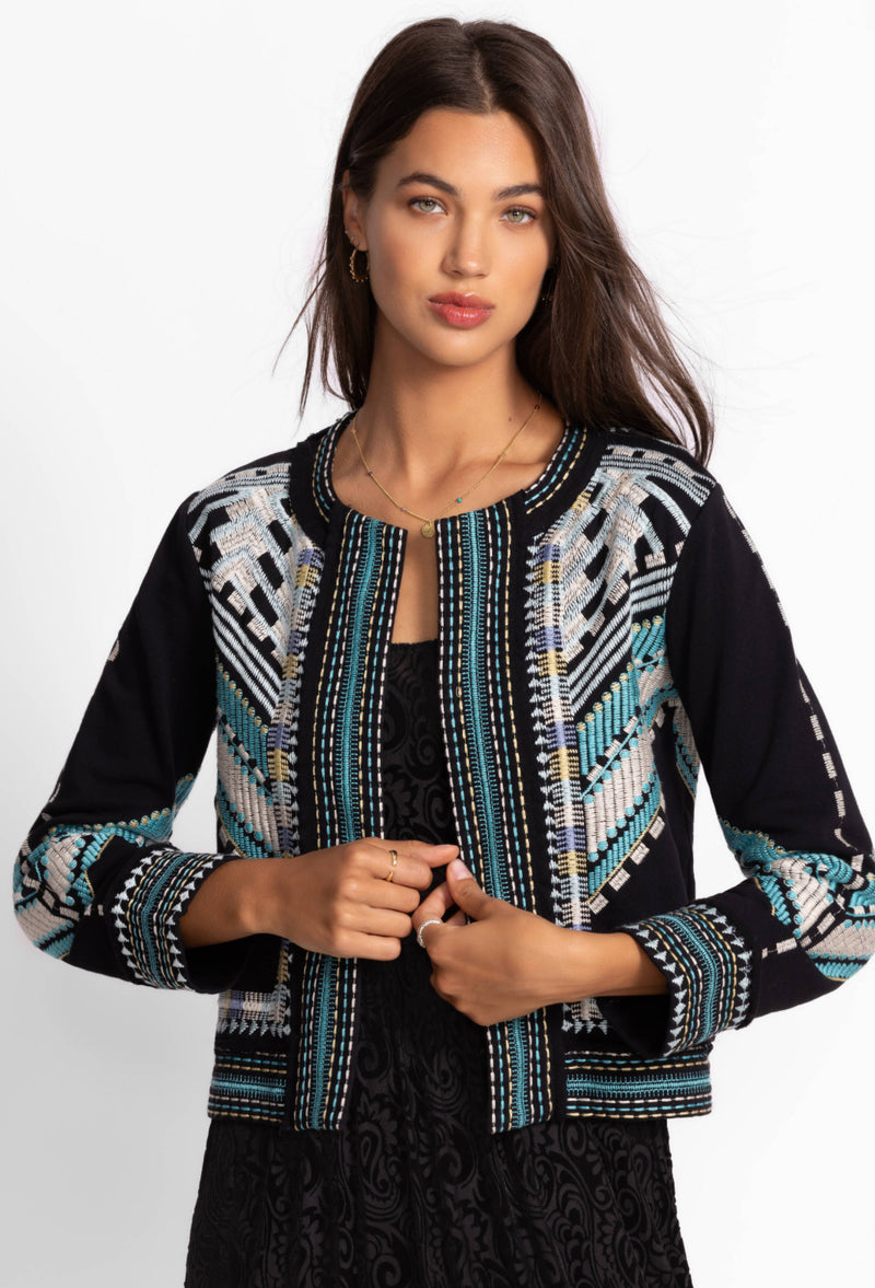 Oliver- French Terry mixed media jacket