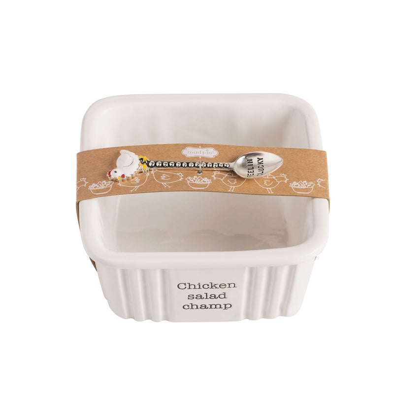 Chicken salad serving set