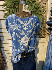 Relaxed Velevet Tank- WINONA