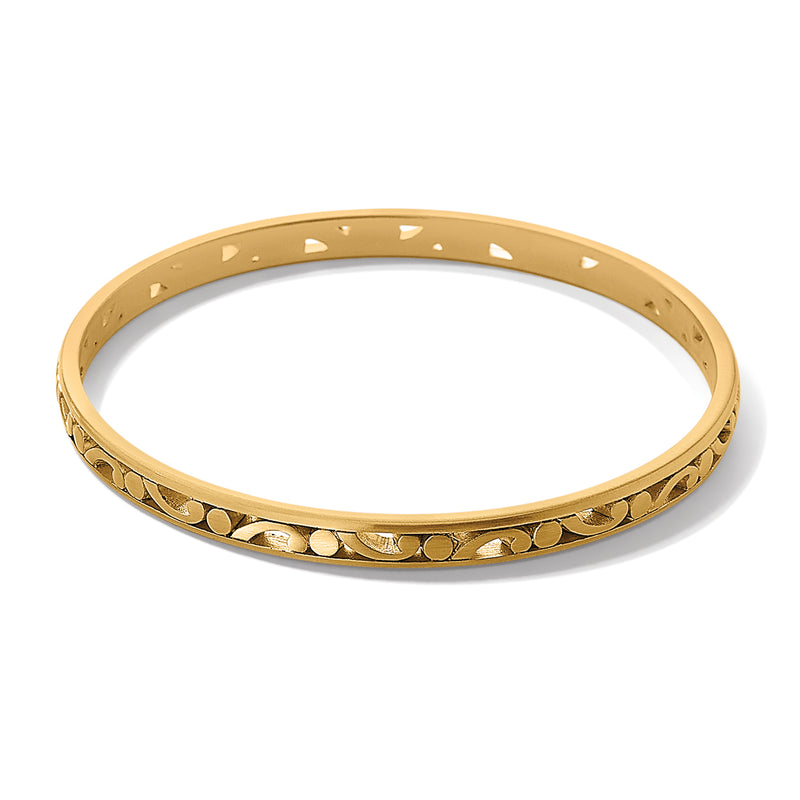 CONTEMPO GOLD SLIM BANGLE