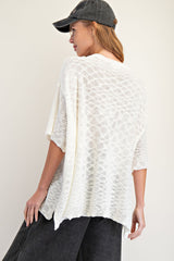 Loose fitting knit top