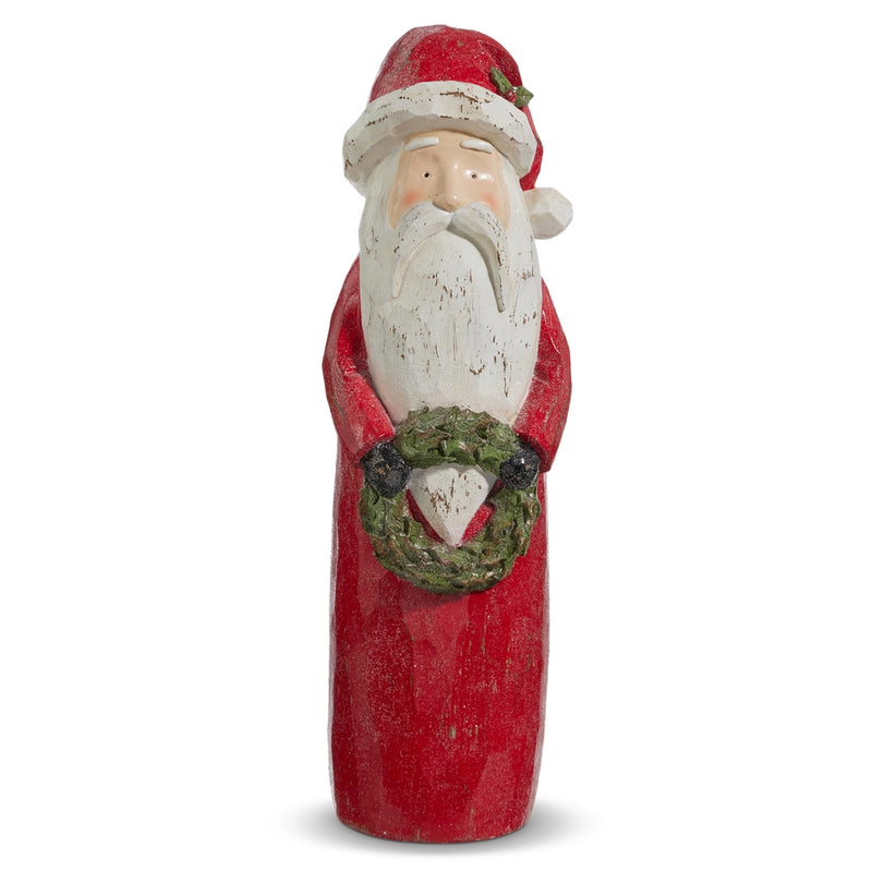 17” carved santa
