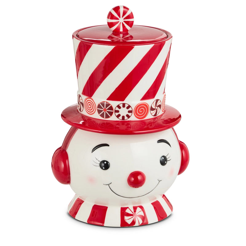 12” snowman container