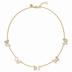 Papillon delicate necklace-mother of pearl